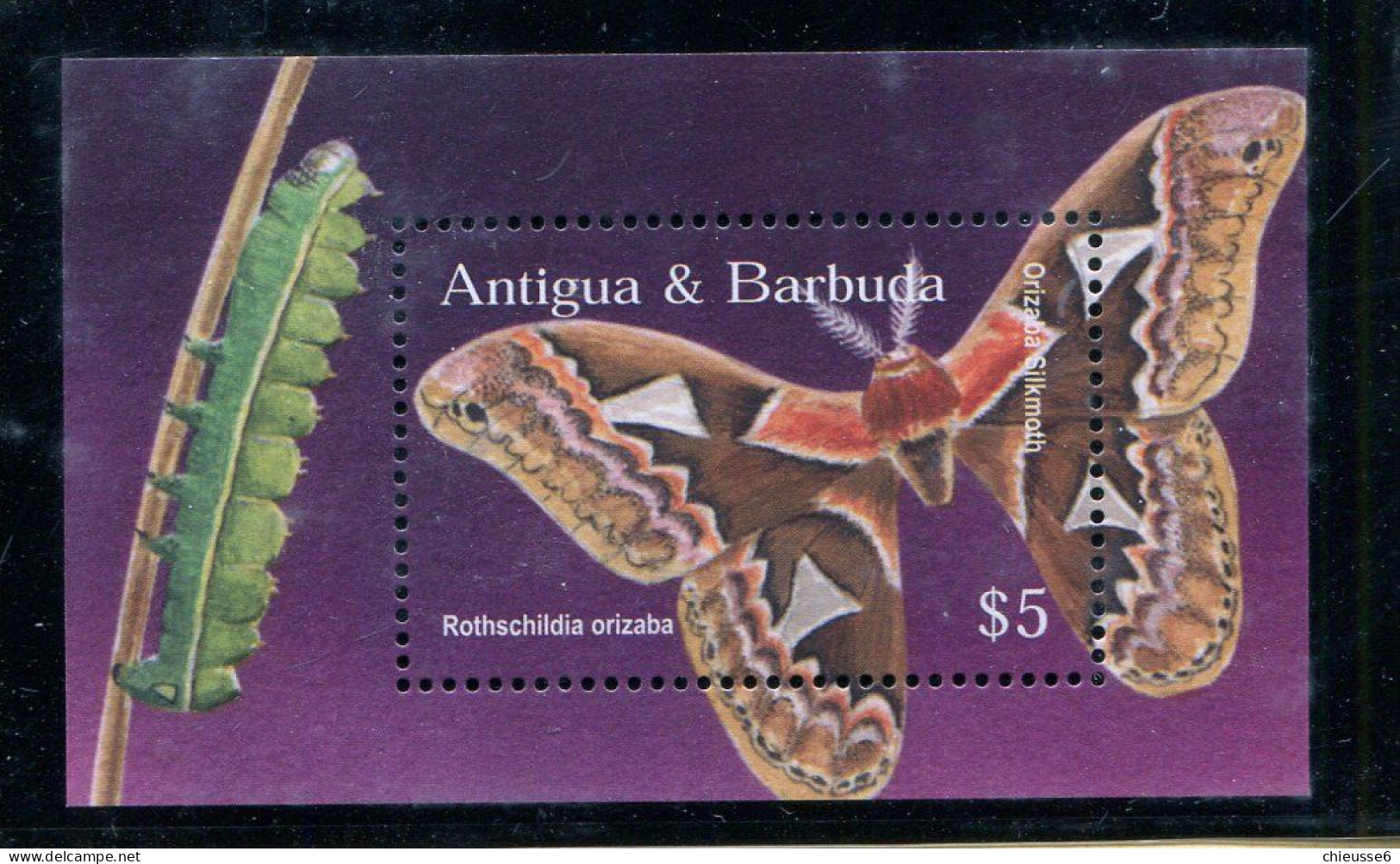 Antigua Et Barbuda ** Bloc 544 - Papillons - Antigua Et Barbuda (1981-...)