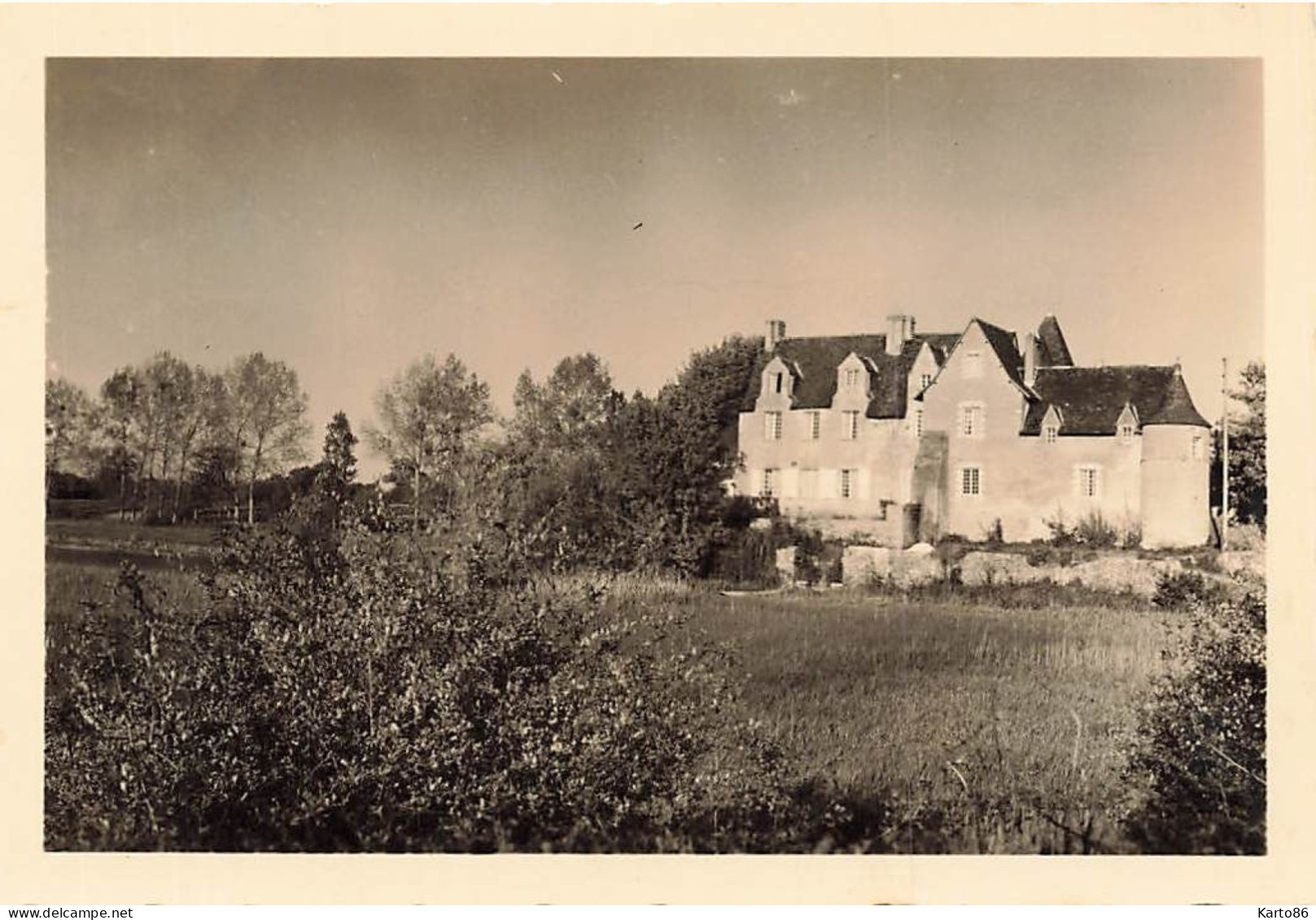 St Lumine De Coutais * Vieux Manoir Du Village * Photo Ancienne 9x6.2cm - Other & Unclassified