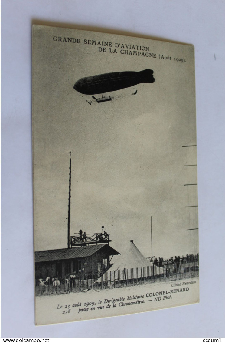 Grande Semaine D'aviation De La Champegne (aout 1909) - Airships