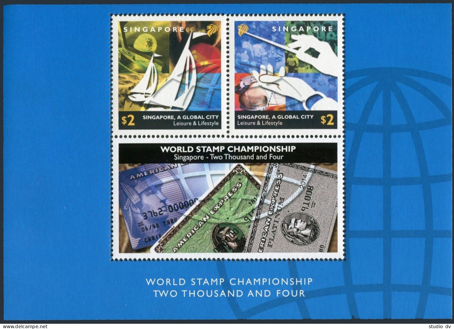 Singapore 1043c-1043g Sheets,MNH. 2003.Singapore-City.Sailboats,Conductor Hands. - Singapour (1959-...)