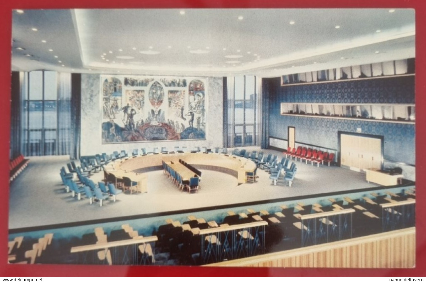 Uncirculated Postcard - USA - NY, NEW YORK CITY - UNITED NATIONS, SECURITY COUNCIL CHAMBER - Places & Squares