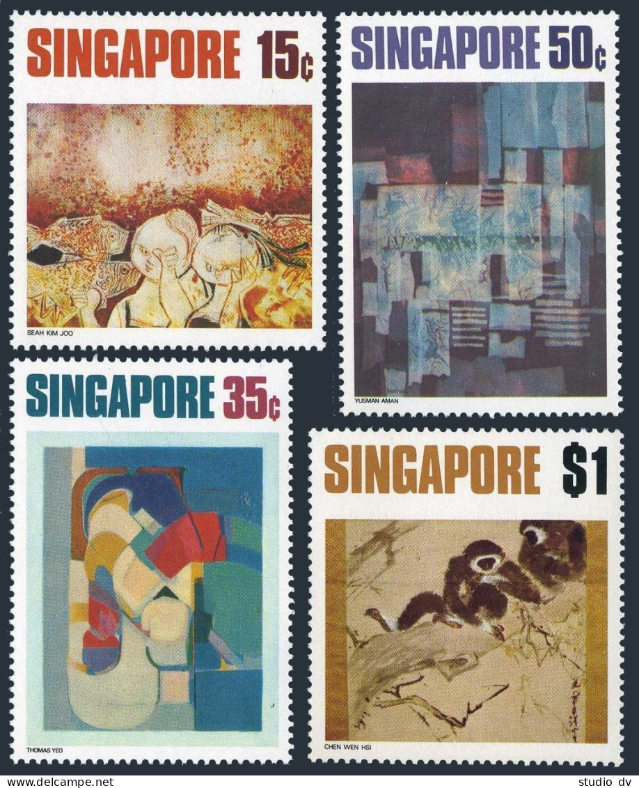 Singapore 153-156, MNH. Mi 156-159. Seah Kim Joo, Thomas Yeo, Yasman Aman, 1972. - Singapour (1959-...)