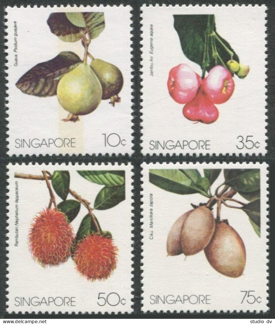 Singapore 480-483,MNH.Michel 490-493. Indigenous Fruits 1986. - Singapore (1959-...)