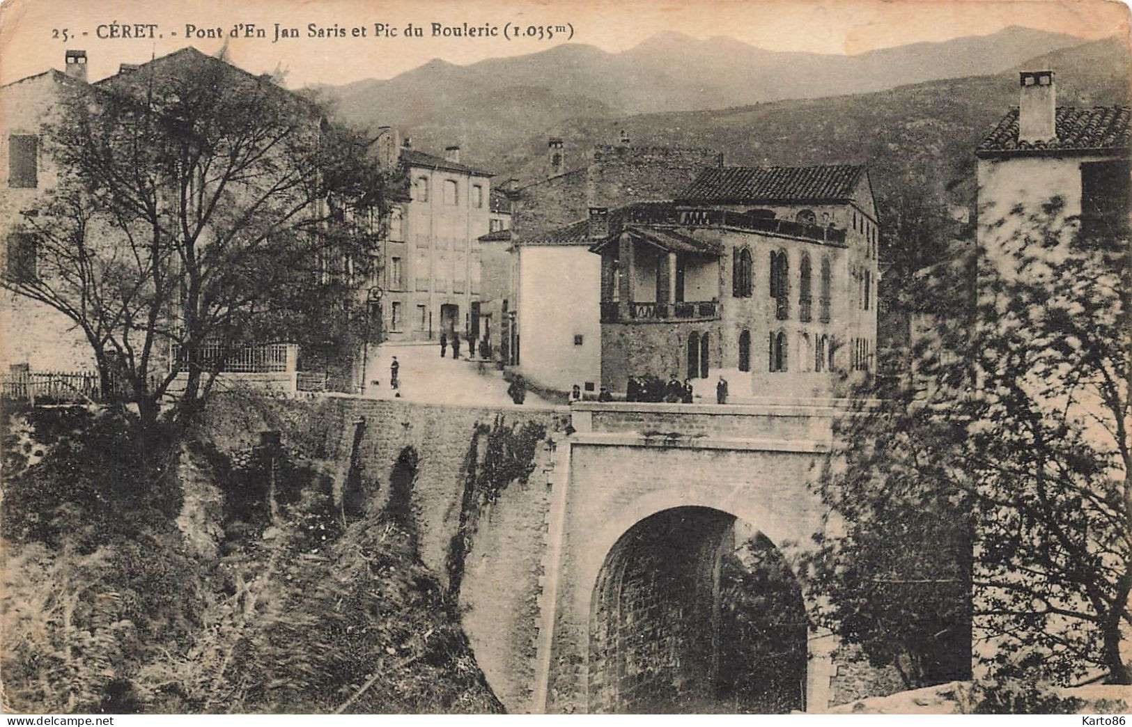 Céret * Route , Pont D'en Jan Saris Et Pic Du Bouleric - Ceret