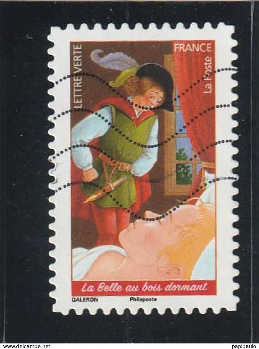 FRANCE 2021 Y&T 2046  Lettre Verte Conte Merveilleux - Used Stamps