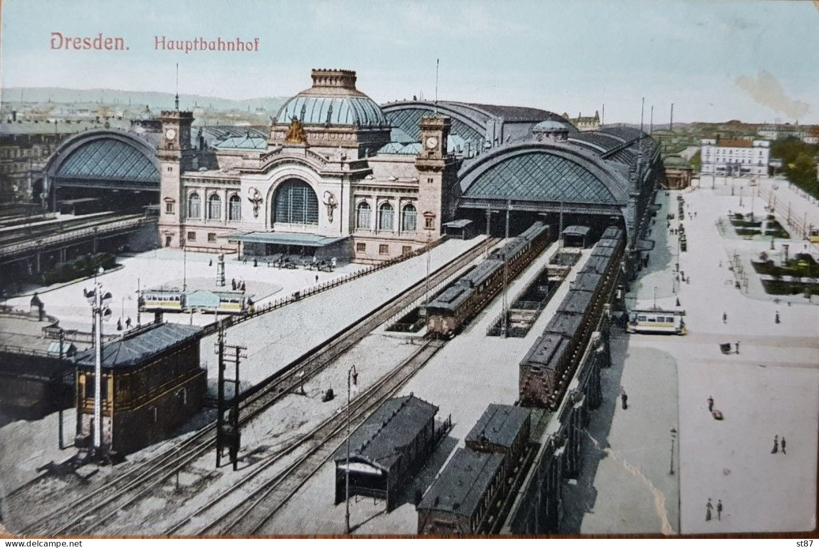 DE Dresden Hauptbahnhof Torn In South - Other & Unclassified