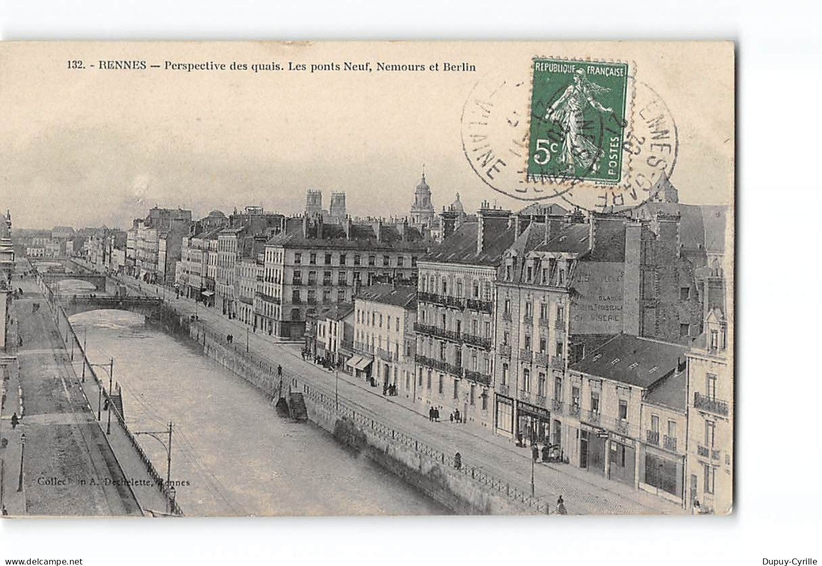 RENNES - Perspective Des Quais - Les Pont Neuf - Très Bon état - Rennes