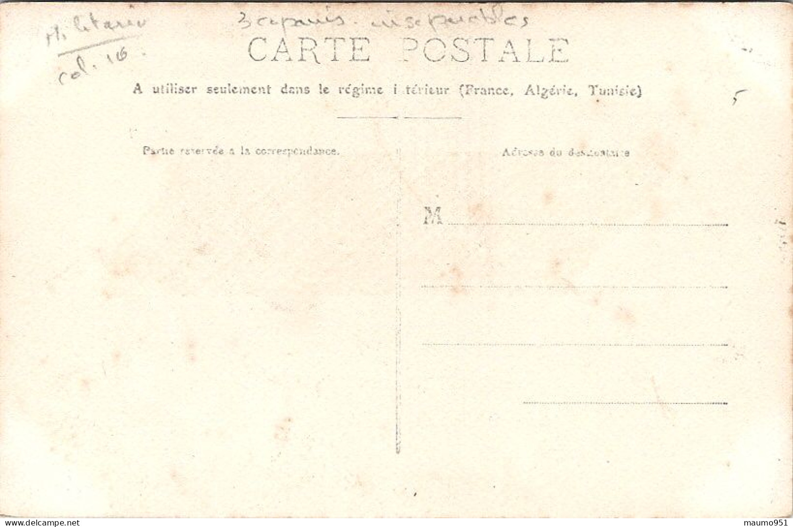 CARTE PHOTO MILITARIA  - Aux Copins Réunis Aux Camp De Sissonne 1908 - Altri & Non Classificati