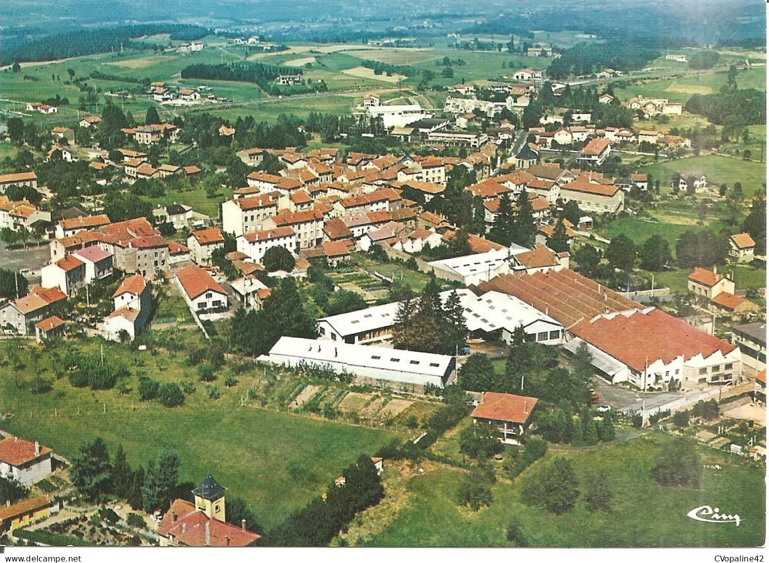 ST-MAURICE-de-LIGNON (43) Vue Générale Aérienne  CPSM  GF - Autres & Non Classés