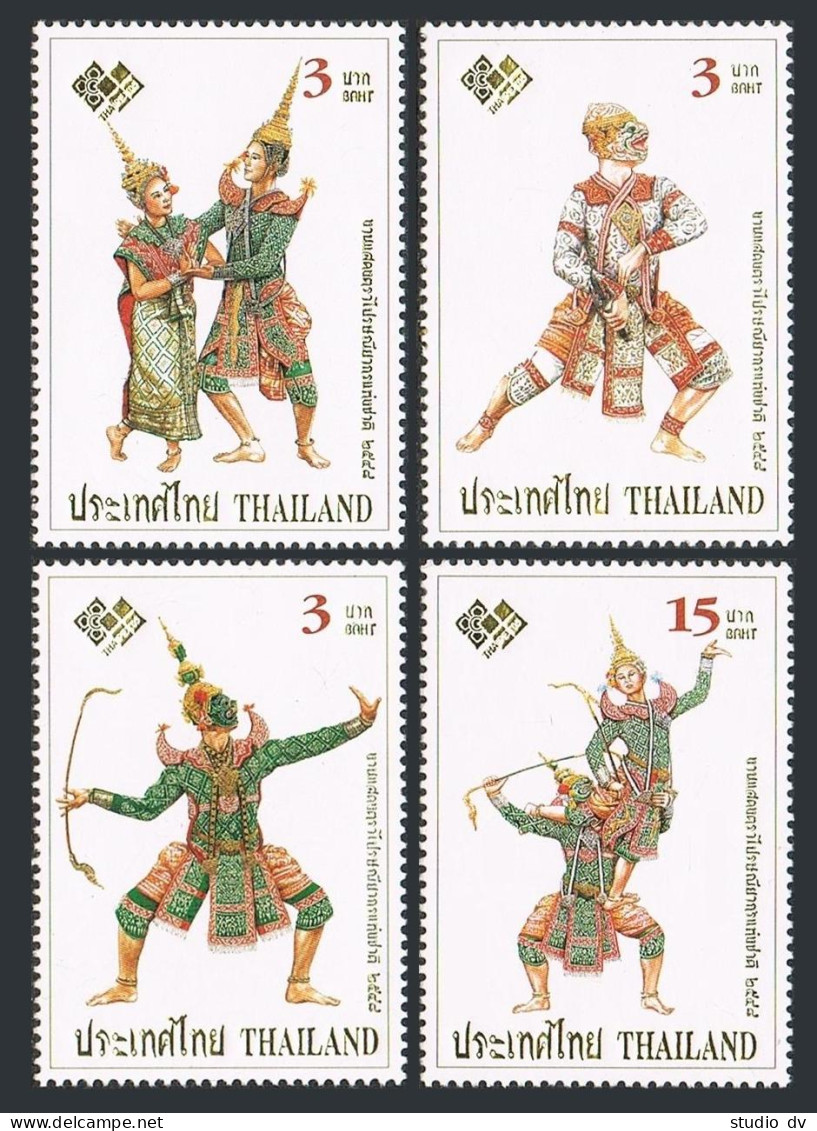 Thailand 2180-2183, MNH. TAIPEX-2005. Dancers In Play Chuck Nark. - Thailand