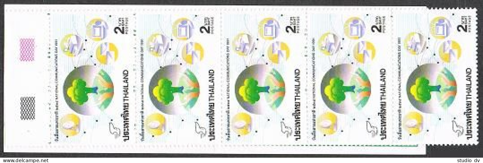 Thailand 1395 Booklet, MNH. Michel 1416 MH. Communications Day, 1991. - Thailand