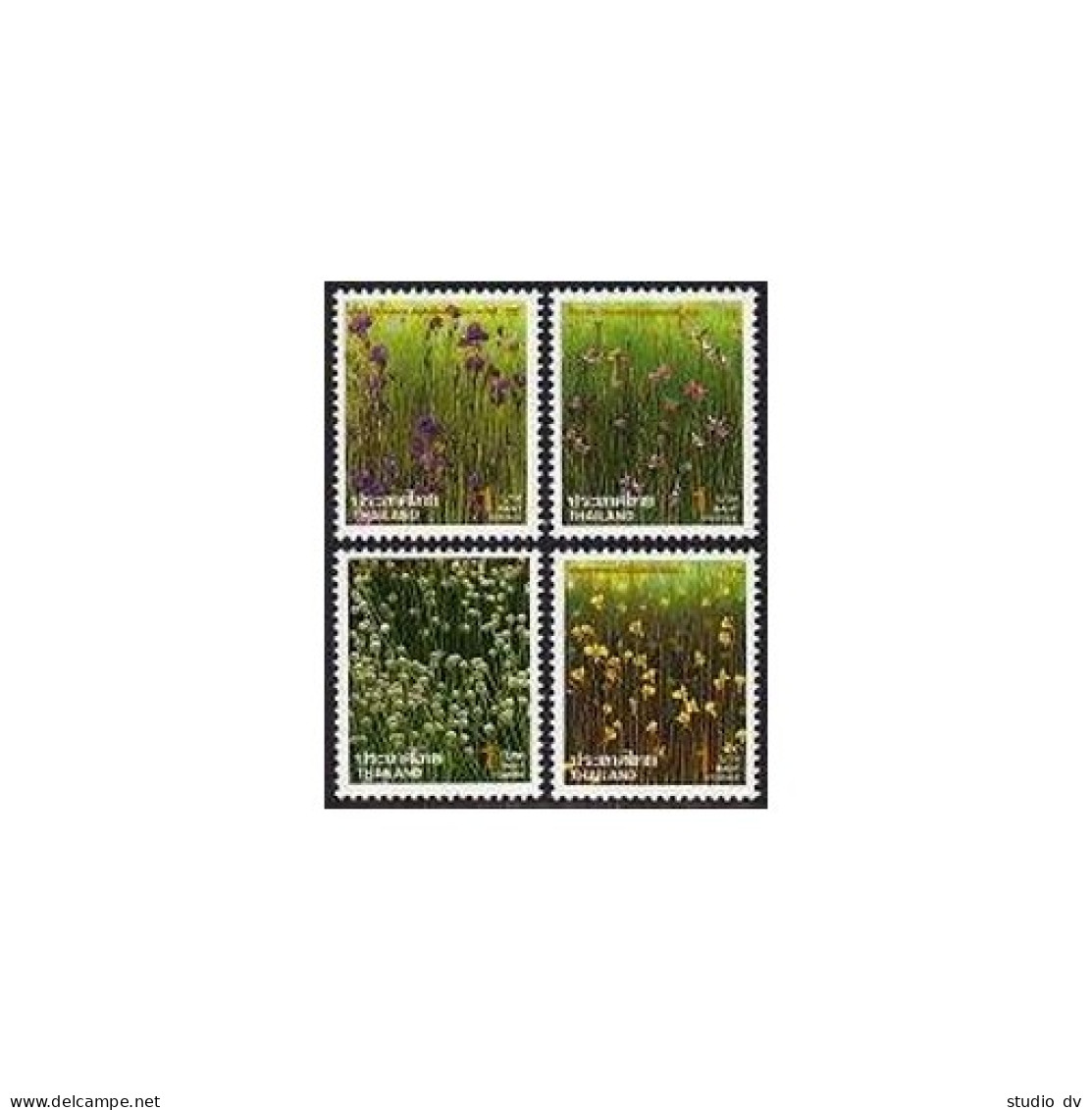 Thailand 1584-1587,1587a Sheet,MNH.Michel 1612-1615,Bl.61. New Year 1995:Herbs. - Thailand