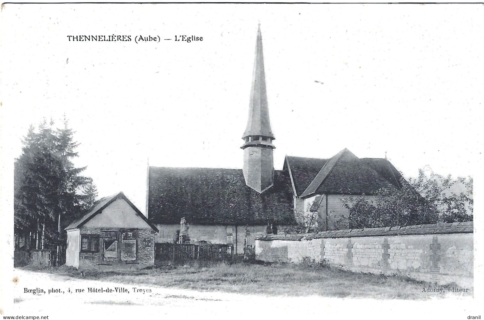10 - Aube - THENNELIERES - L'Eglise - Other & Unclassified