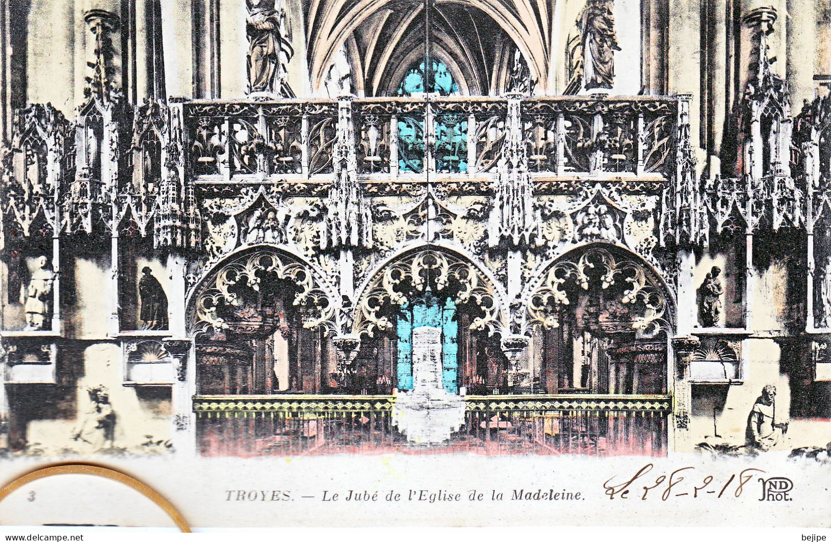 10 Aube TROYES Le Jubé De L'église De La Madeleine - Troyes