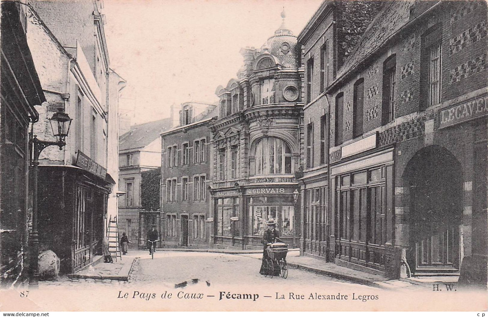 Fecamp -   La Rue Alexandre Legros -  CPA °J - Fécamp