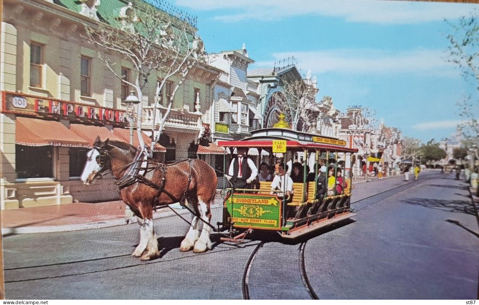 USA Disneyland Horse Drawn Street - Sonstige & Ohne Zuordnung