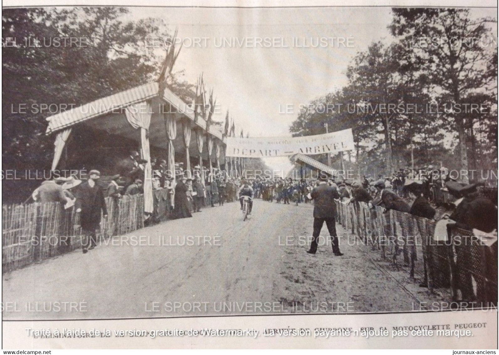 1905 COUPE MOTOCYCLETTES - VOITURE C.G.V - GRANDE SEMAINE D'ÉPÉE - CHIENS D'ÉQUIPAGE EXPOSITION CANINE DE PARIS - Tijdschriften - Voor 1900