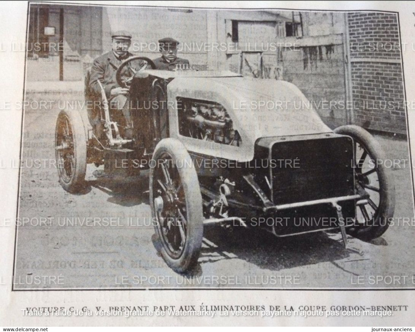 1905 COUPE MOTOCYCLETTES - VOITURE C.G.V - GRANDE SEMAINE D'ÉPÉE - CHIENS D'ÉQUIPAGE EXPOSITION CANINE DE PARIS - Revistas - Antes 1900