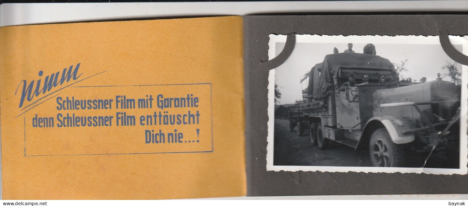 D276  --   DEUTSCHLAND - WW2  --  GOHREN A / RUGEN  -  CAMION, OFFICER, ORDEN, LUFTWAFFE7 X KLEINE PHOTOS IN ALBUM - 1939-45