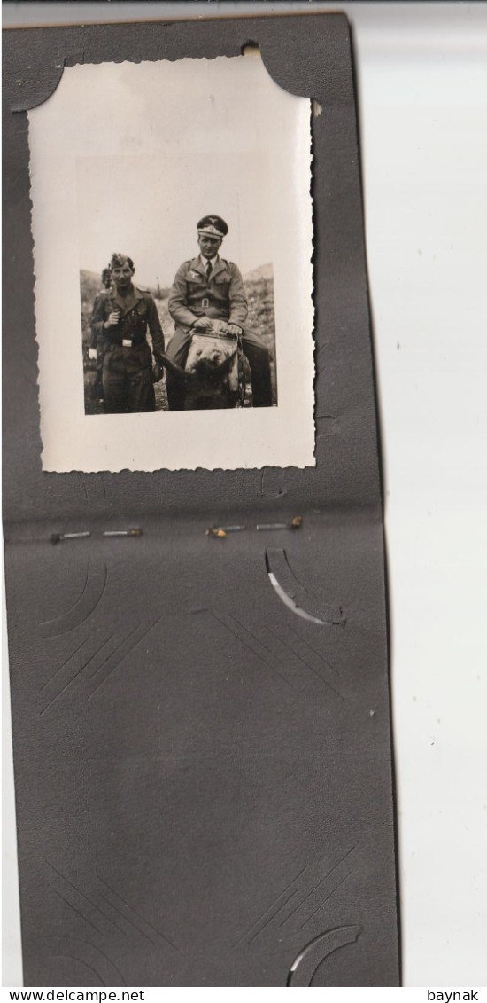 D276  --   DEUTSCHLAND - WW2  --  GOHREN A / RUGEN  -  CAMION, OFFICER, ORDEN, LUFTWAFFE7 X KLEINE PHOTOS IN ALBUM - 1939-45