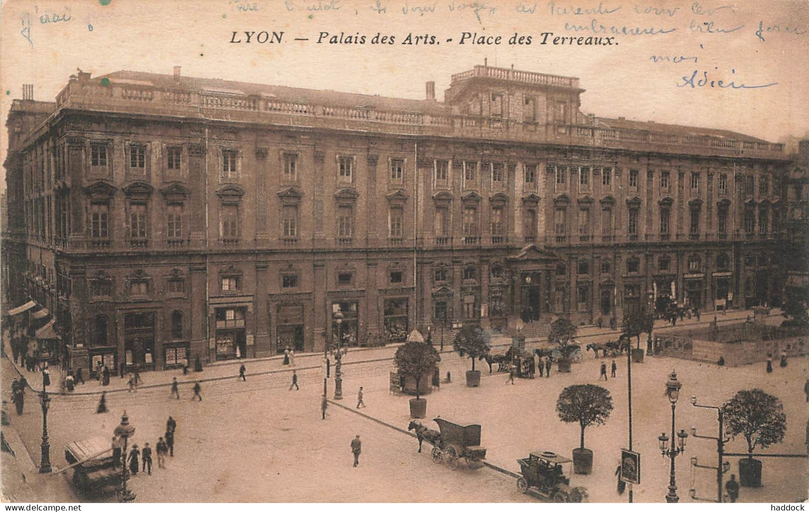 LYON : PALAIS DES ARTS - PLACE DES TERREAUX - Sonstige & Ohne Zuordnung