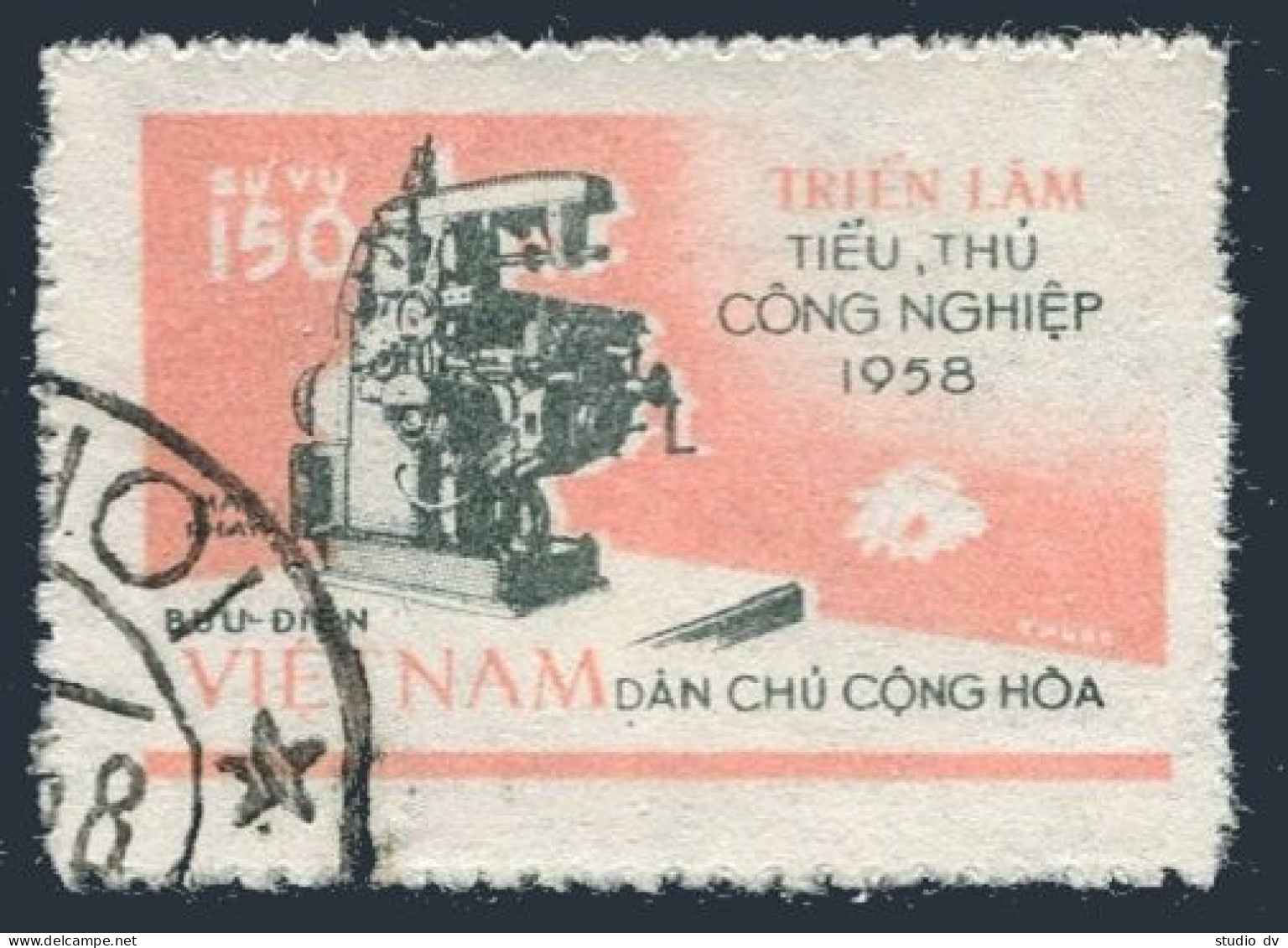 Viet Nam O23,CTO.Michel D23. Official Stamps 1958.Craft Fair,Hanoi.  - Viêt-Nam