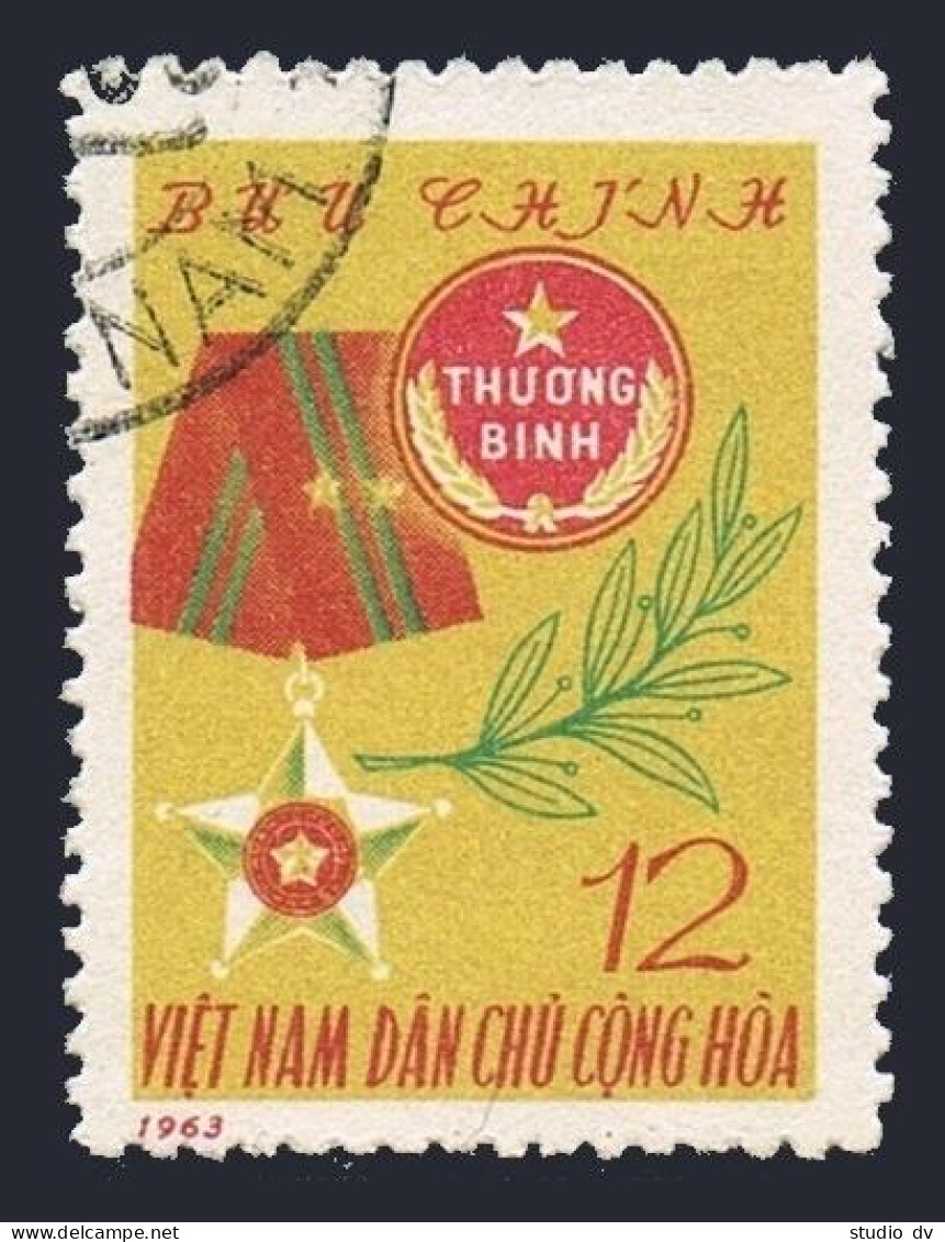 Viet Nam M7,CTO.Michel PF 7. Military 1963.Military Medal,Invalid's Badge. - Vietnam