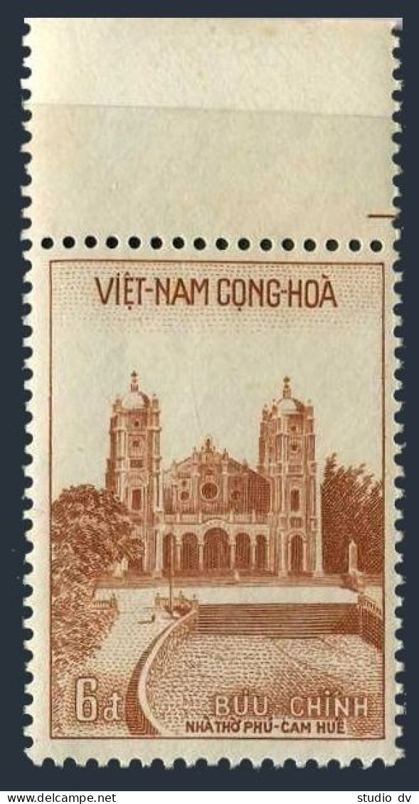 Viet Nam South 107, MNH. Mi 179. Historical Buildings 1958. Cathedral Of Hue. - Vietnam