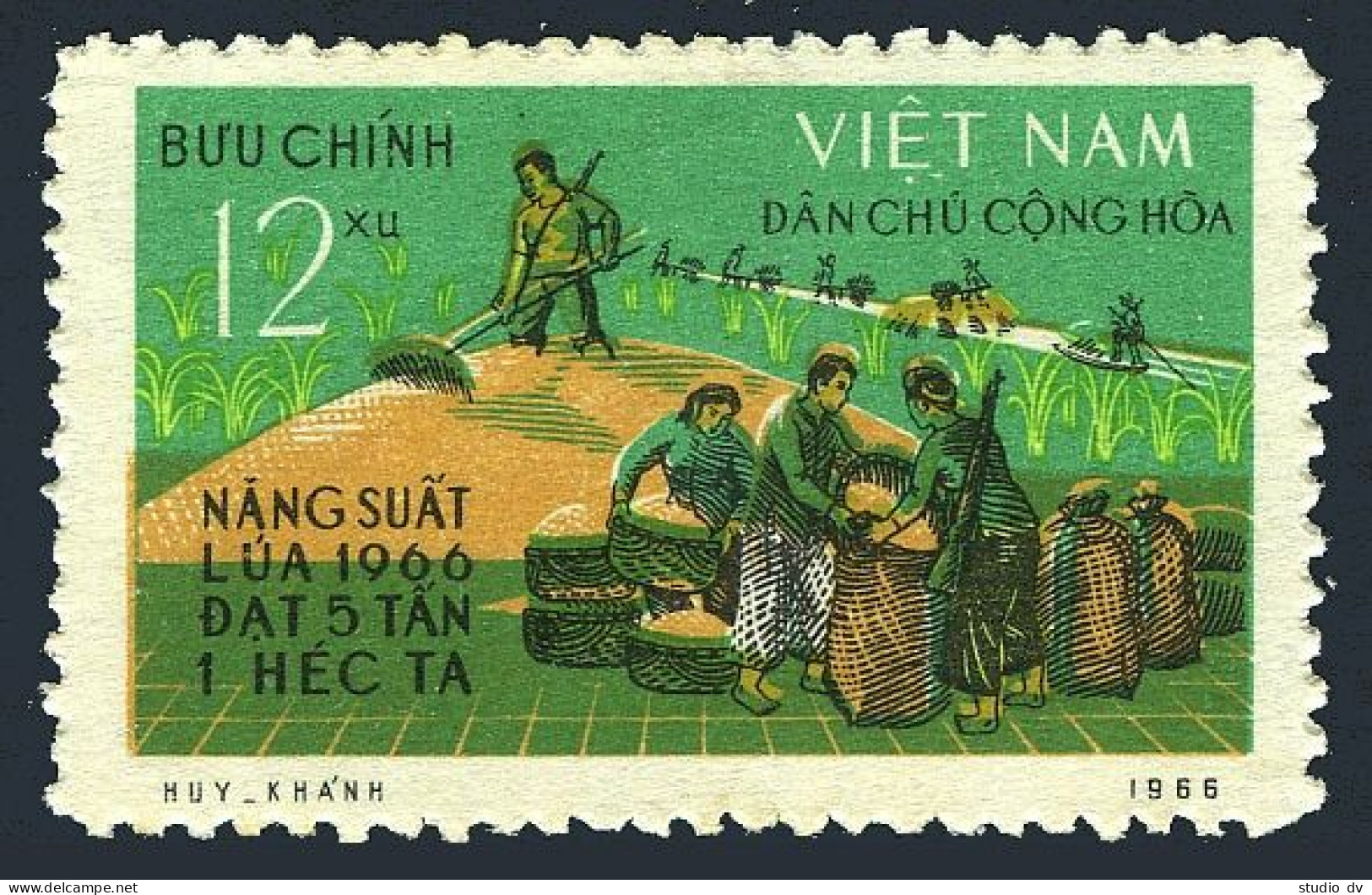 Viet Nam 448,MNH.Michel 466. Rice Harcest,1967. - Vietnam