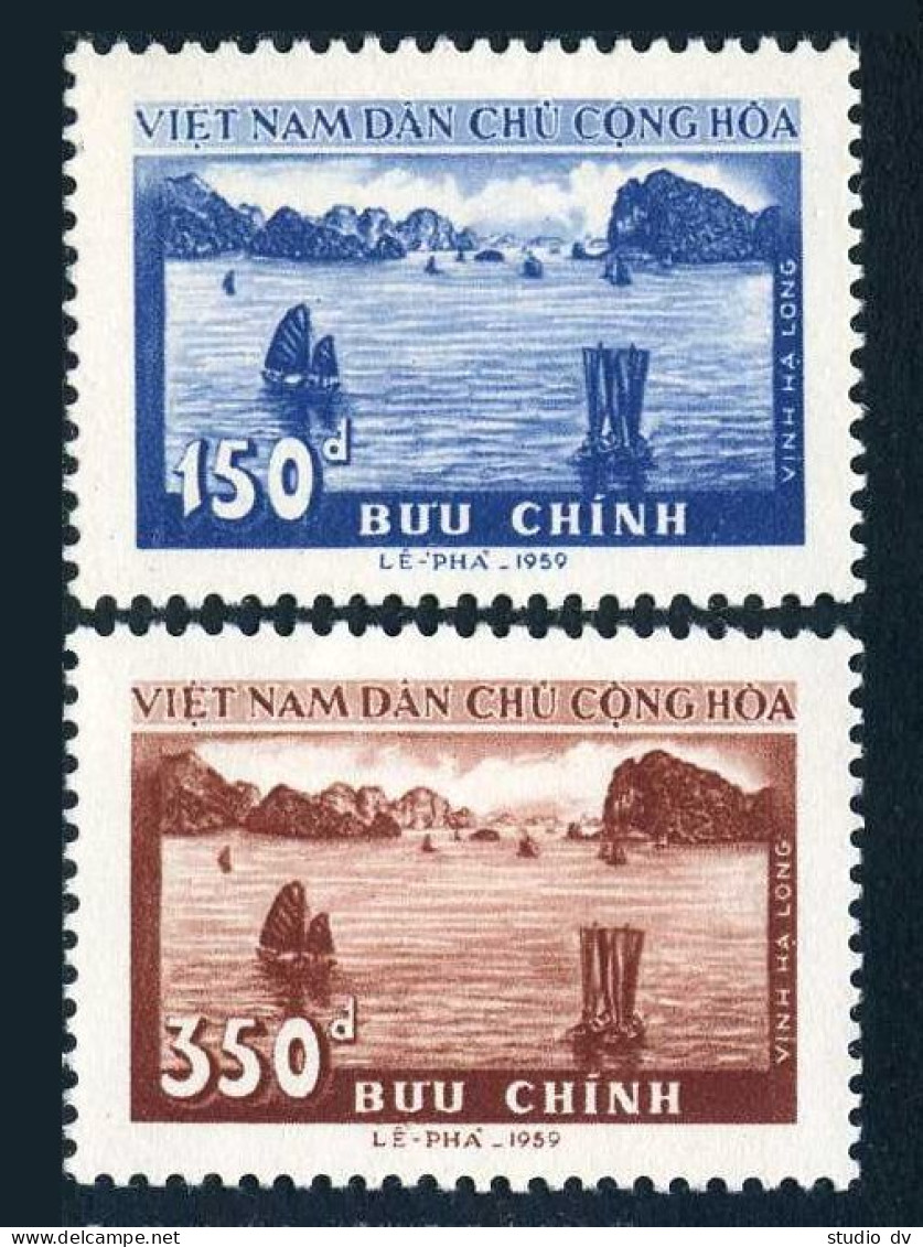 Viet Nam 89-90,MNH.Michel 92-93. Ha Long Bay.1959. - Vietnam