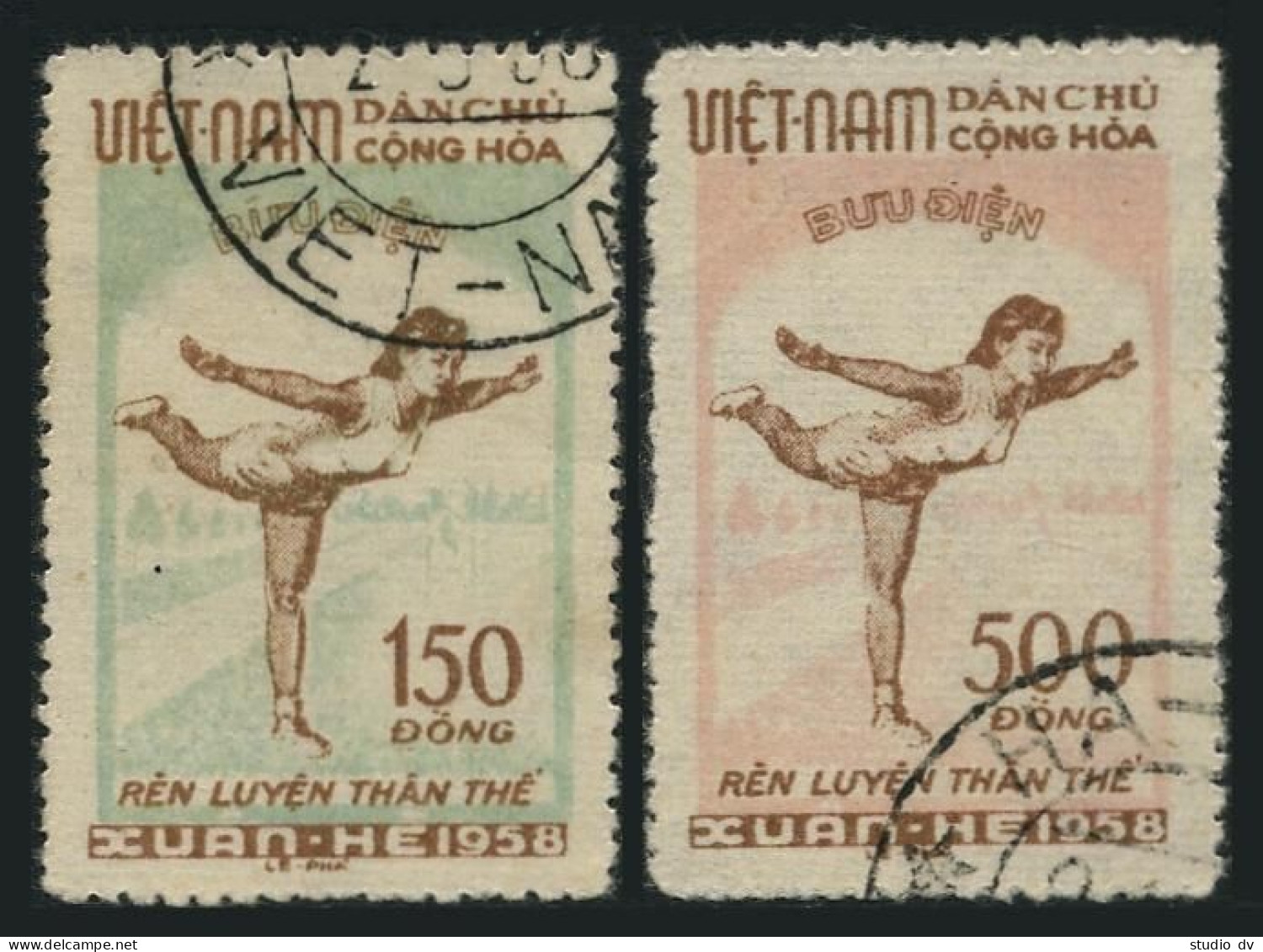 Viet Nam 67-68, CTO. Michel 70-71. Physical Education, 1958. - Vietnam