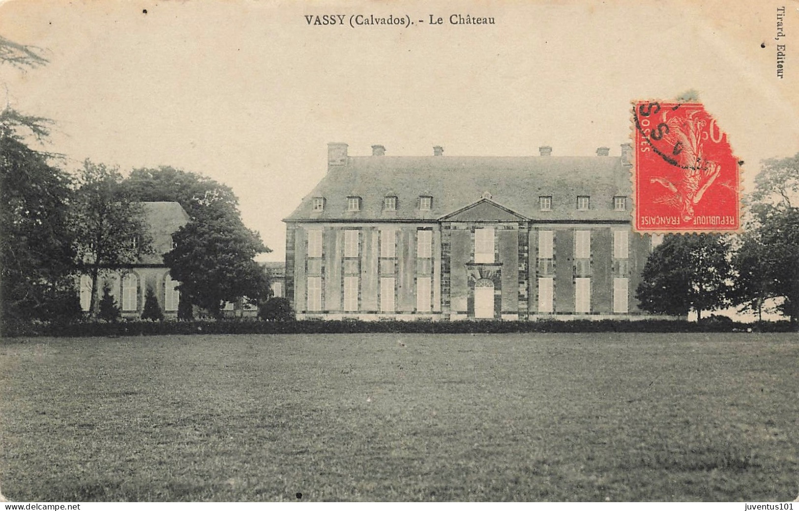 CPA Vassy-Le Château-Timbre-RARE      L2917 - Sonstige & Ohne Zuordnung