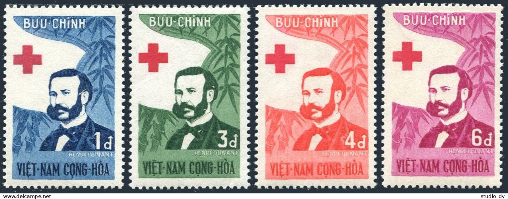 Viet Nam South 136-139, MNH. Michel 208-211. Red Cross-100, 1963. Henry Dunant. - Vietnam