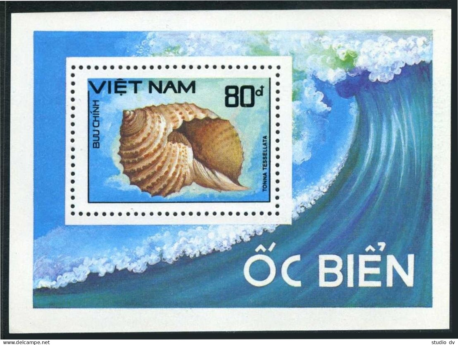 Viet Nam 1916-1922,1923,MNH.Michel 1958-1964,1965 Bl.64. Shells 1988. - Vietnam