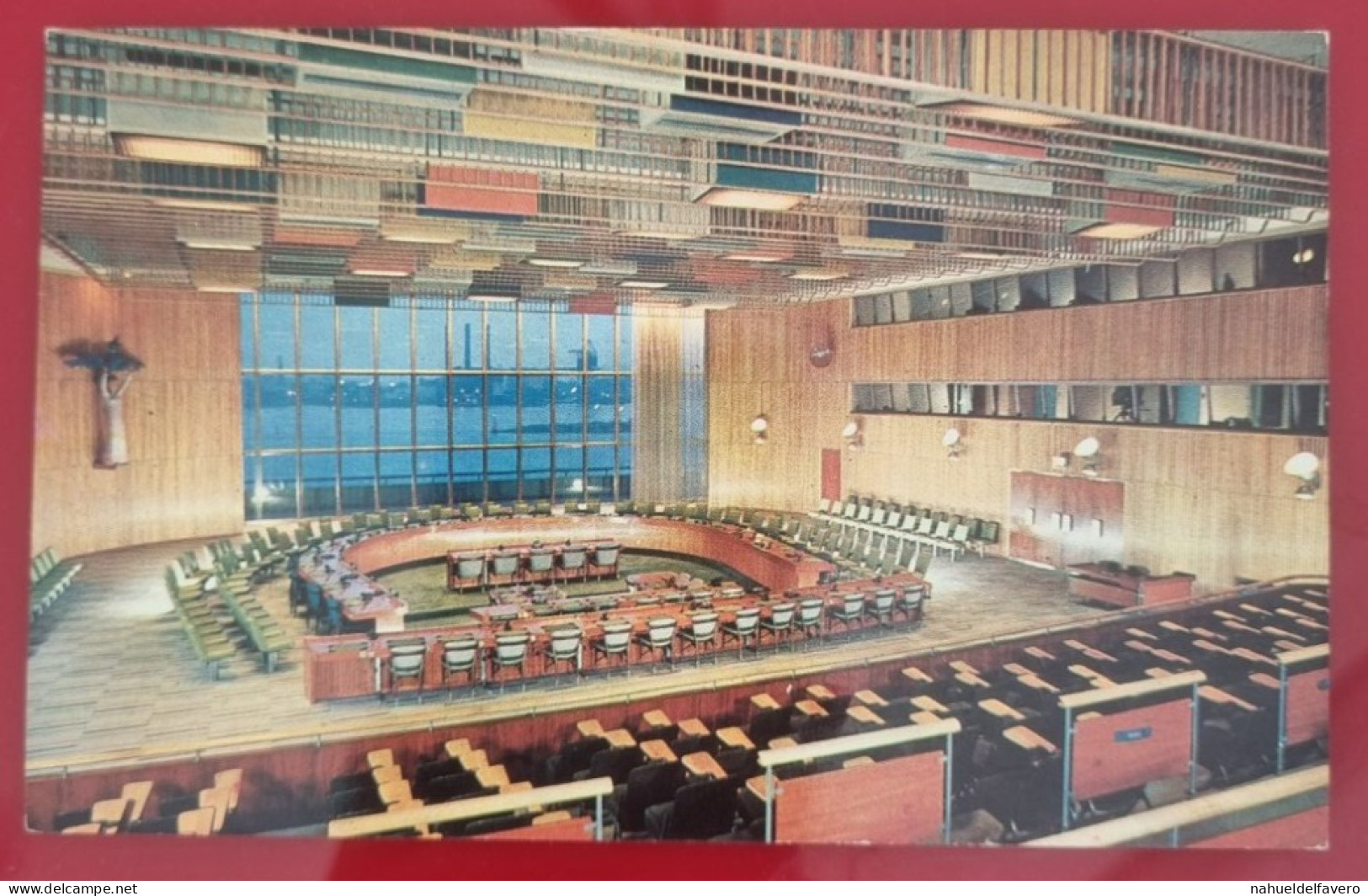 Uncirculated Postcard - USA - NY, NEW YORK CITY - UNITED NATIONS, TRUSTEESHIP COUNCIL CHAMBER - Plaatsen & Squares