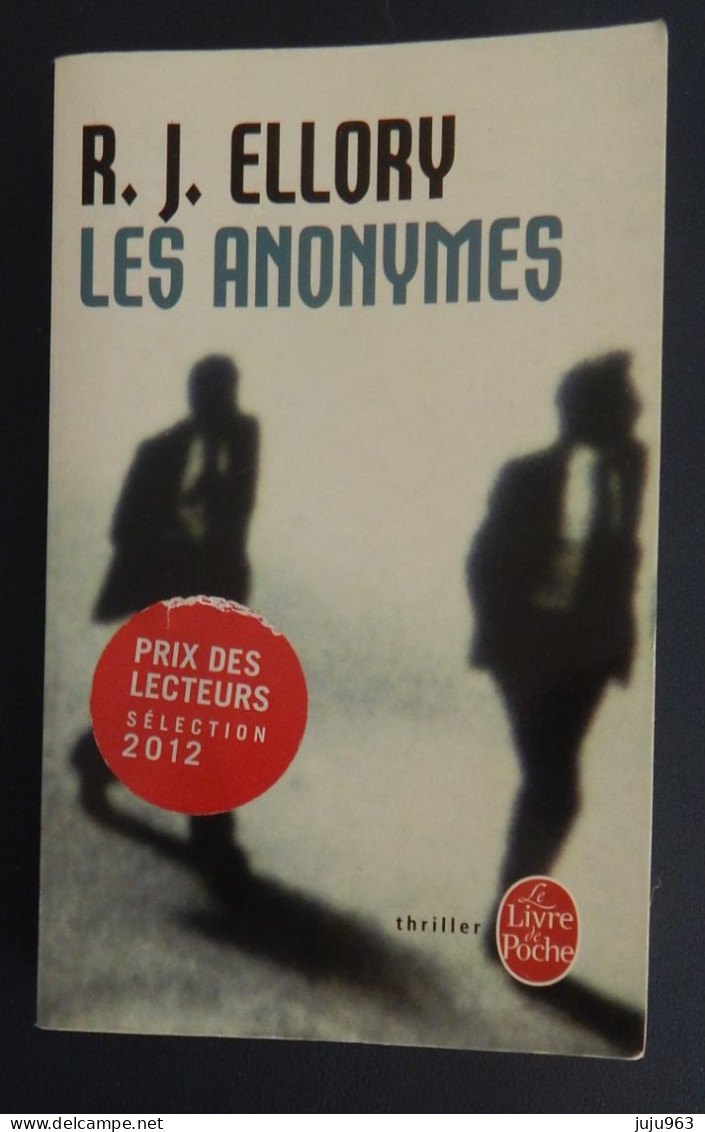 LES ANONYMES DE R.J ELLORY BON ETAT - Other & Unclassified