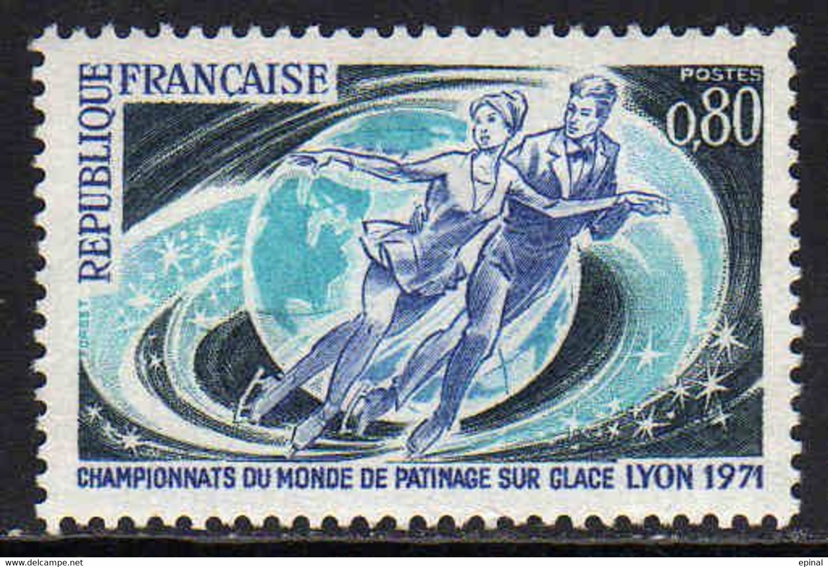 FRANCE : N° 1665 ** (Championnats Du Monde De Patinage Sur Glace) - PRIX FIXE - - Ongebruikt