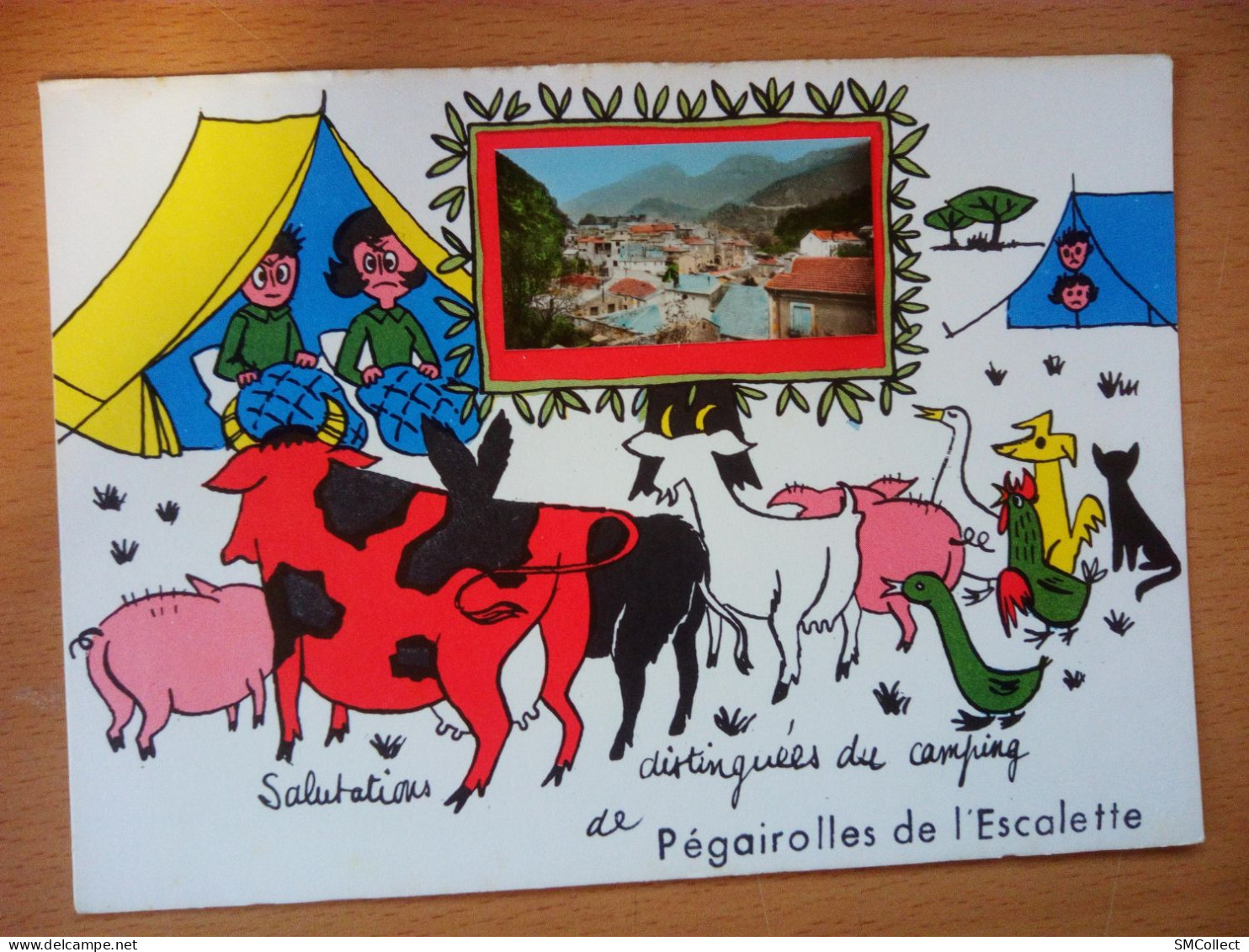 Pégairolles De L'Escalette. Lot De 7 Cartes Illustrateur Inédites (GF4100) - Other & Unclassified