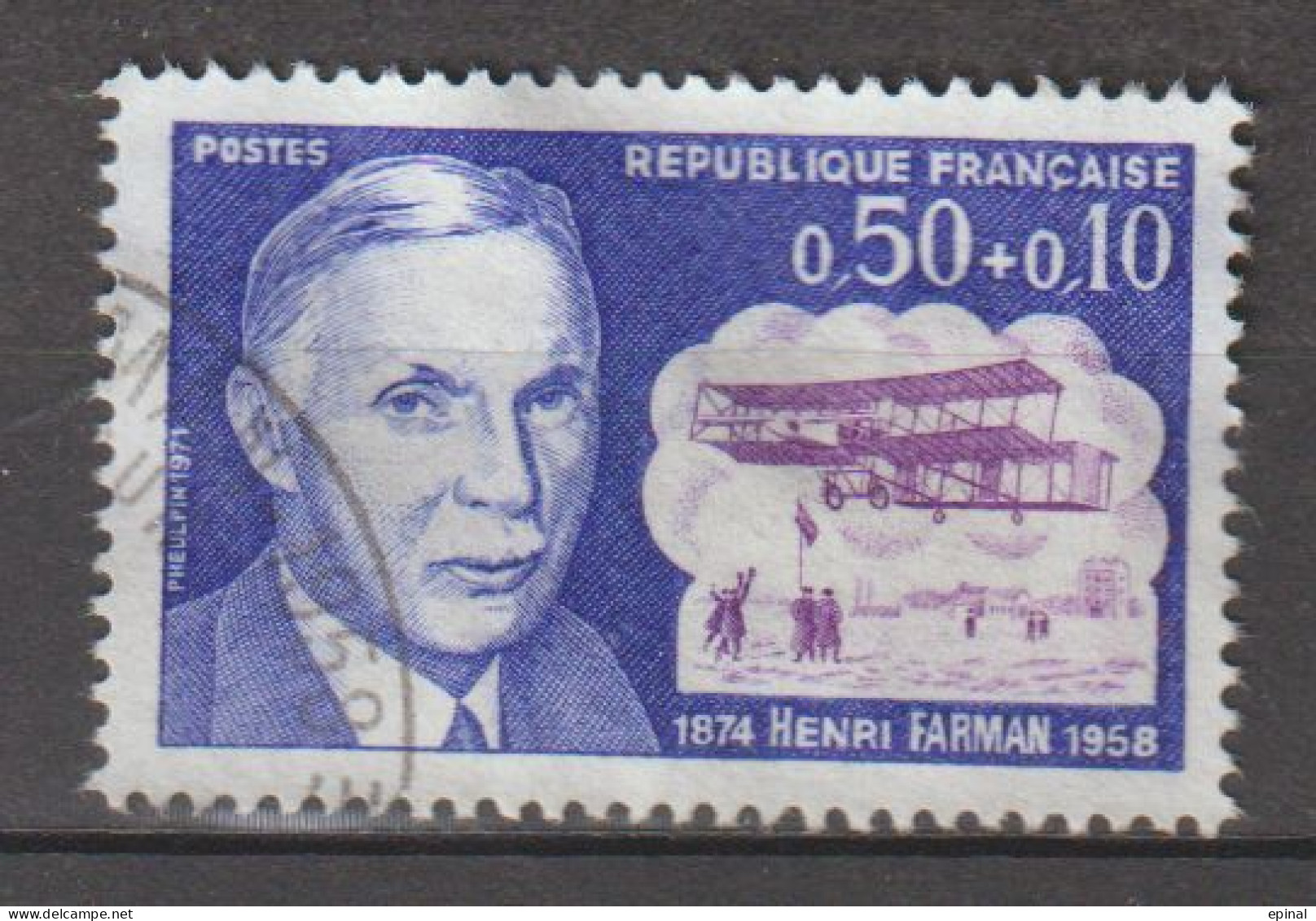 FRANCE : N° 1670 Oblitéré (Personnages Célèbres : Henri Farman) - PRIX FIXE - - Used Stamps
