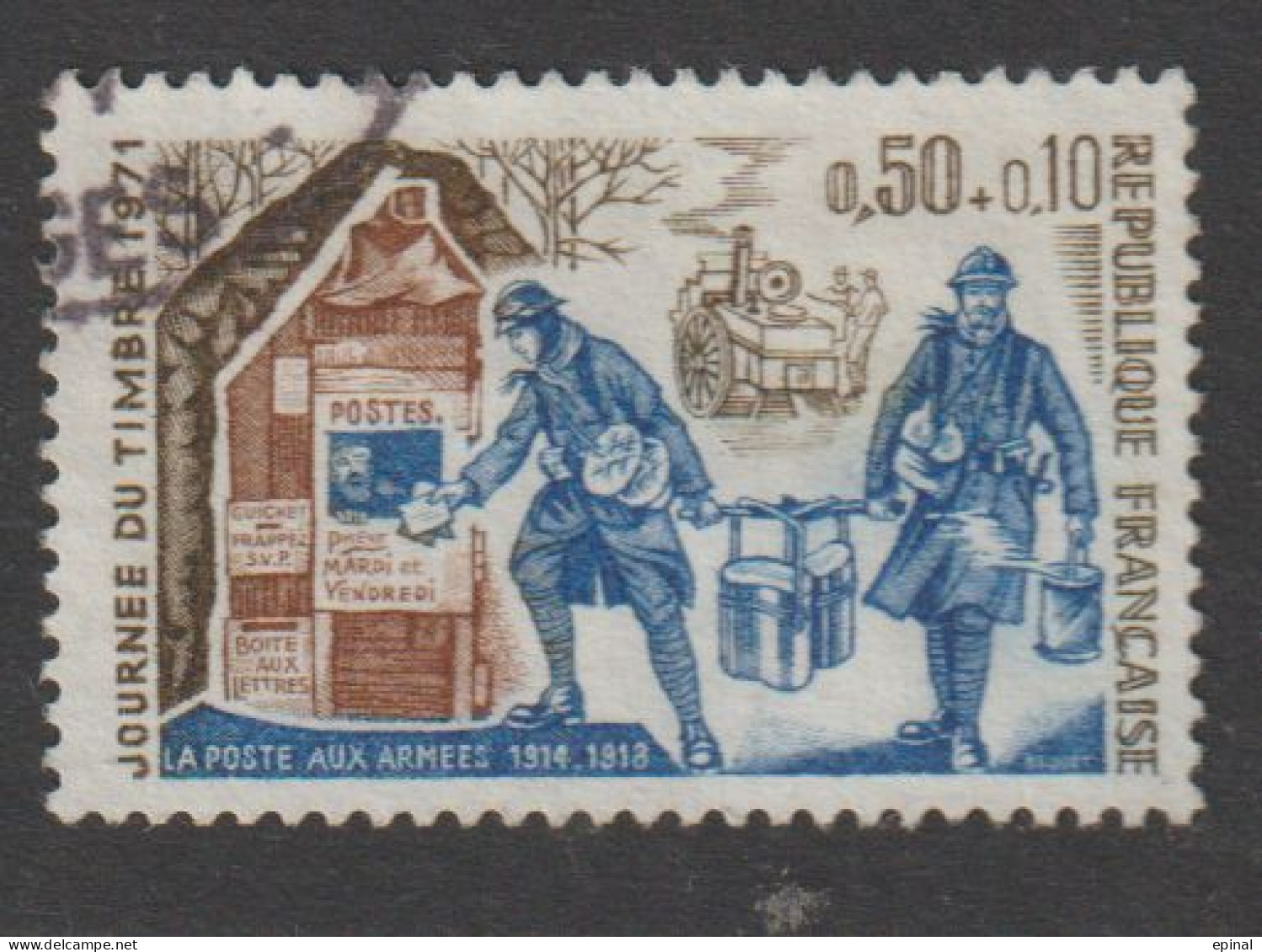 FRANCE : N° 1671 Oblitéré (Journée Du Timbre) - PRIX FIXE - - Used Stamps