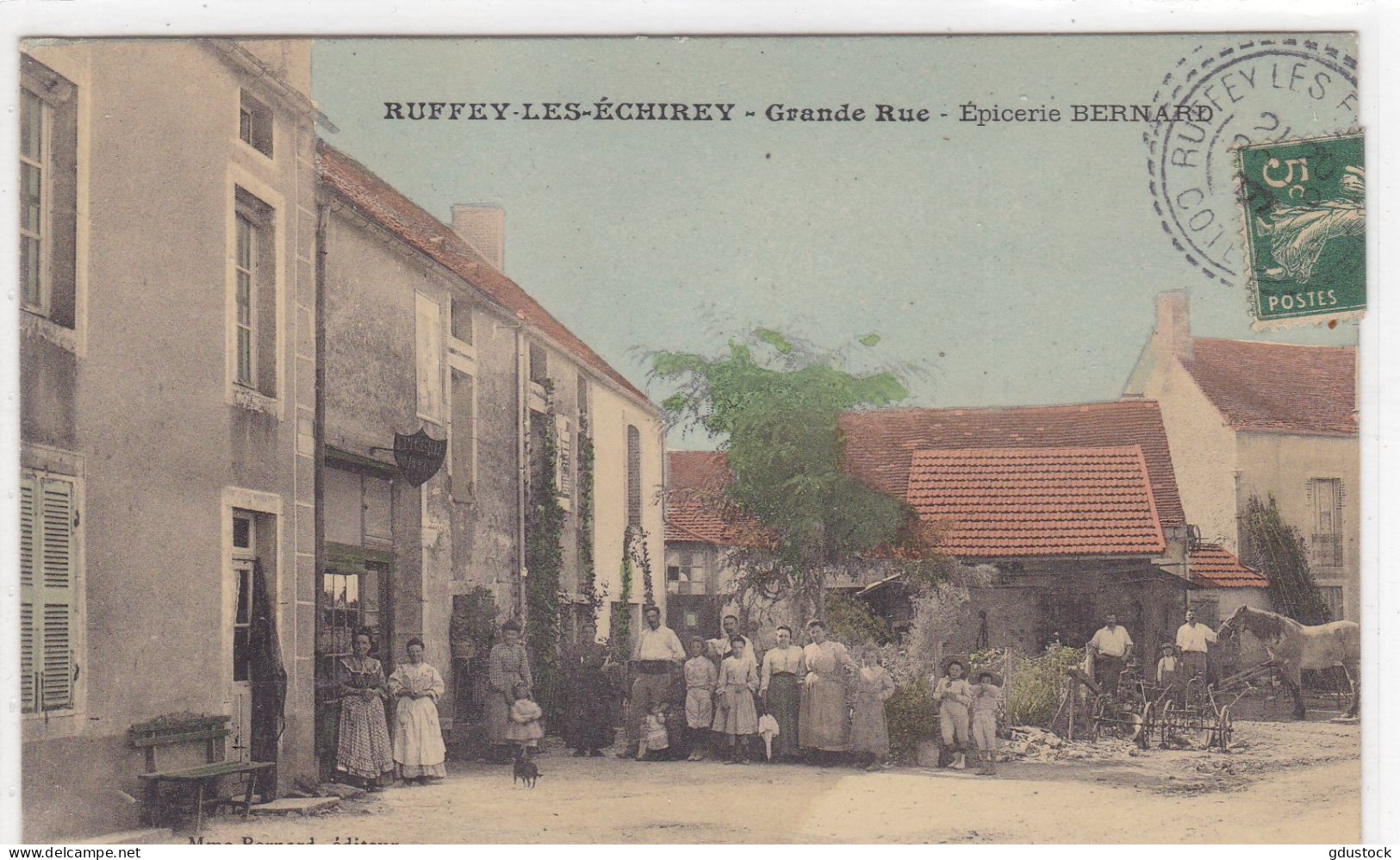 Côte-d'Or - Ruffey-les-Echirey - Grande Rue - Epicerie Bernard - Sonstige & Ohne Zuordnung