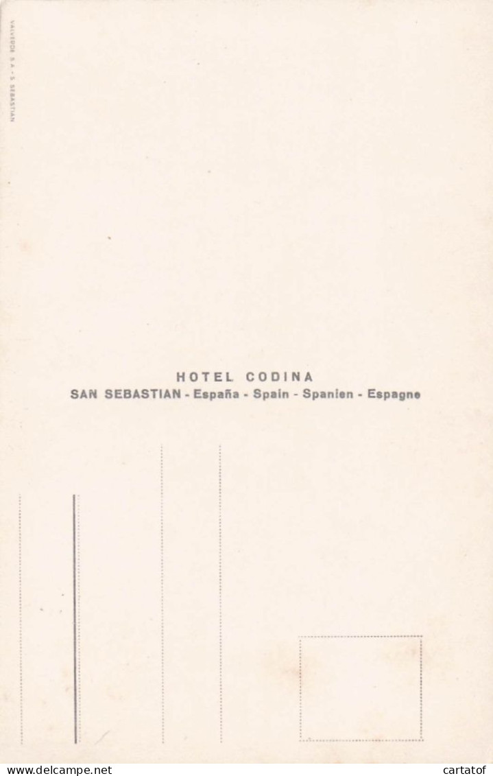 Hotel CODINA . SAN SEBASTIAN - Other & Unclassified