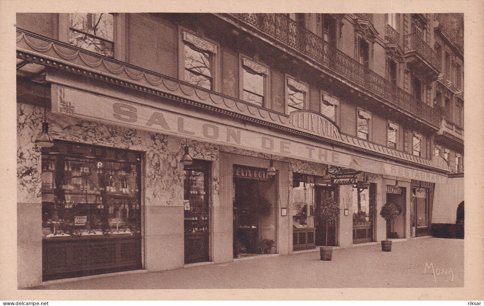 PARIS(8 Em ARRONDISSEMENT) SALON DE THE SAINT AUGUSTIN - Paris (08)