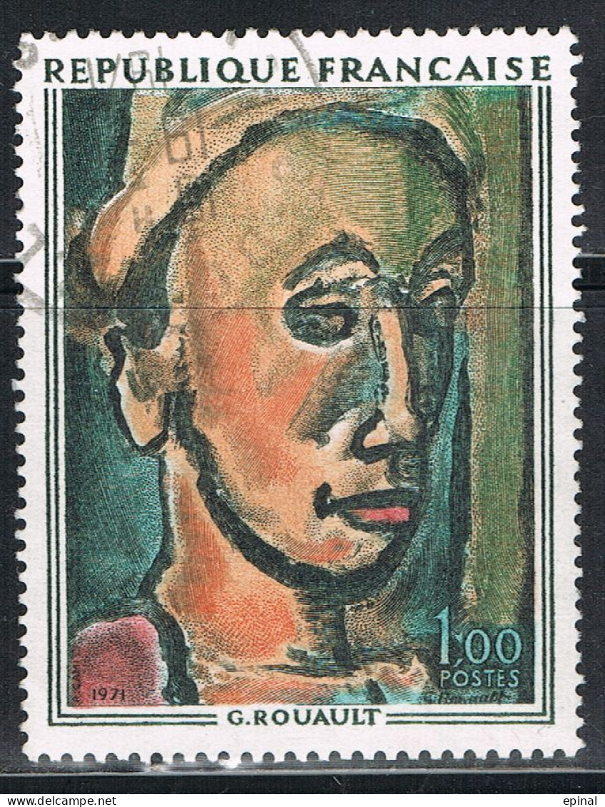 FRANCE : N° 1673 Oblitéré ("Songe Creux", De Rouault) - PRIX FIXE - - Used Stamps