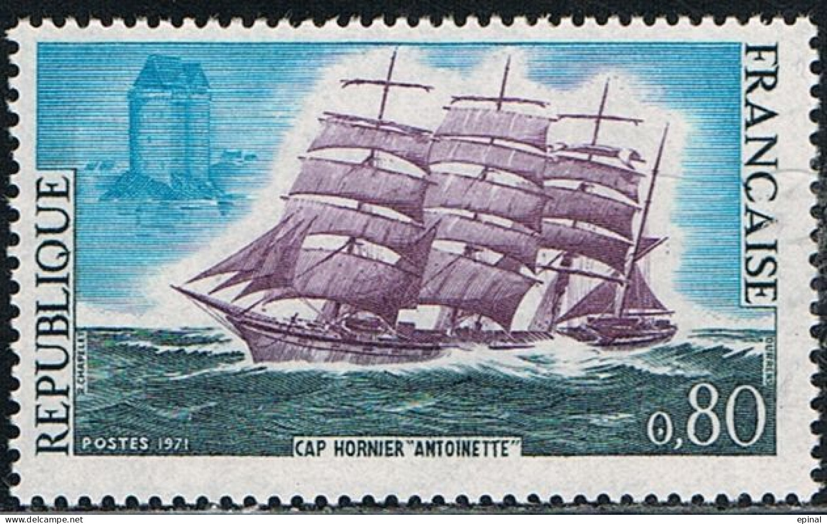 FRANCE : N° 1674 ** (Cap-hornier "Antoinette") - PRIX FIXE - - Ungebraucht