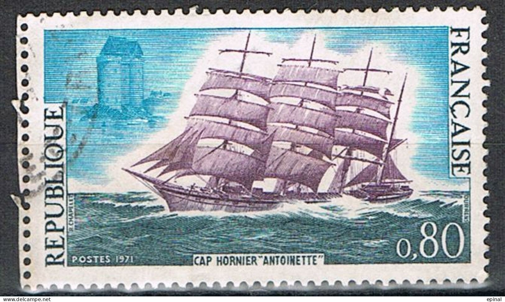 FRANCE : N° 1674 Oblitéré (Cap-hornier "Antoinette") - PRIX FIXE - - Gebruikt