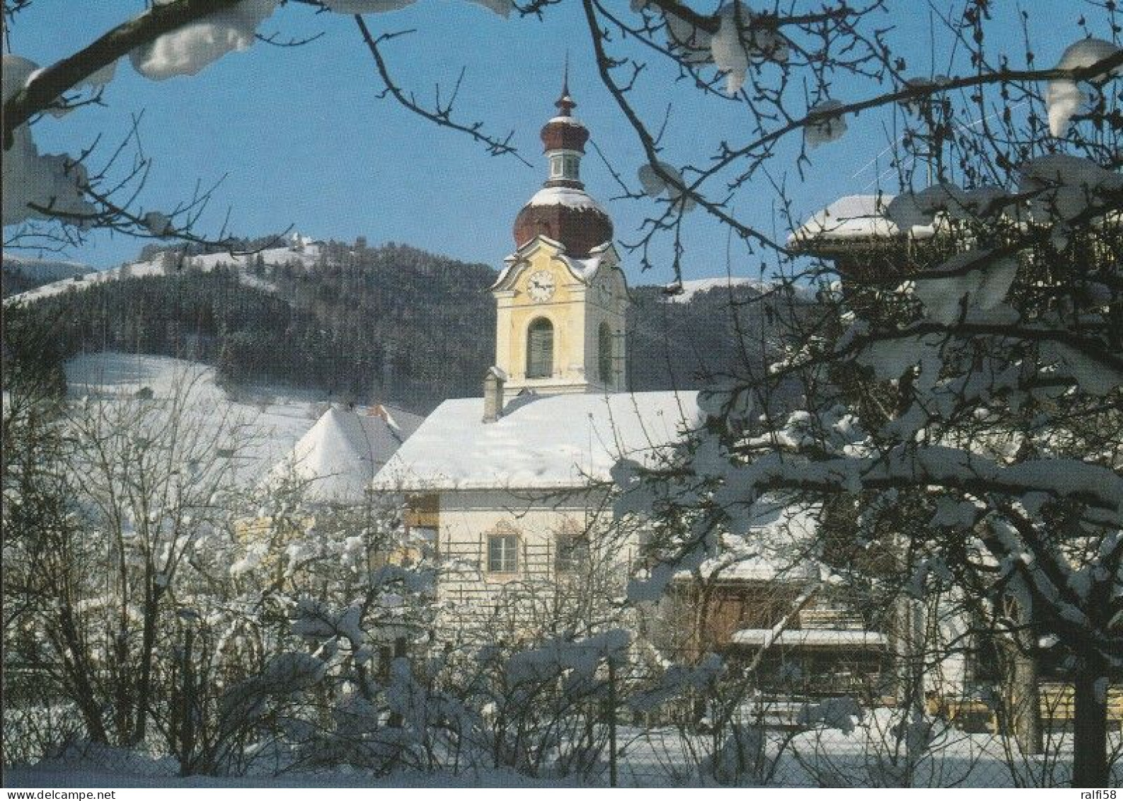 1 AK Österreich / Tirol * Oberperfuss Im Inntal Mit Der Katholische Pfarrkirche Oberperfuss * - Autres & Non Classés