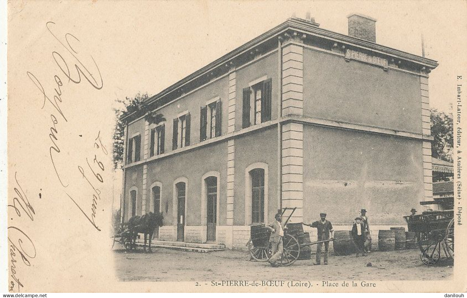 42 // SAINT PIERRE DE BOEUF  Place De La Gare  2 - Sonstige & Ohne Zuordnung