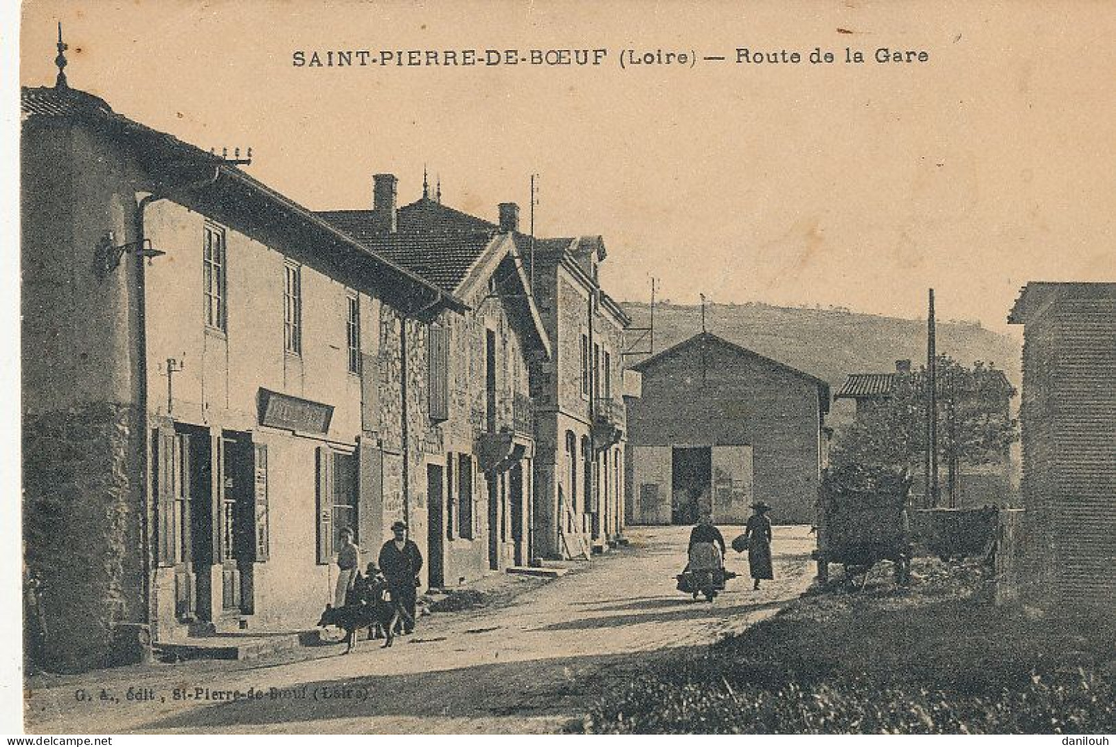 42 // SAINT PIERRE DE BOEUF  Route De La Gare - Other & Unclassified