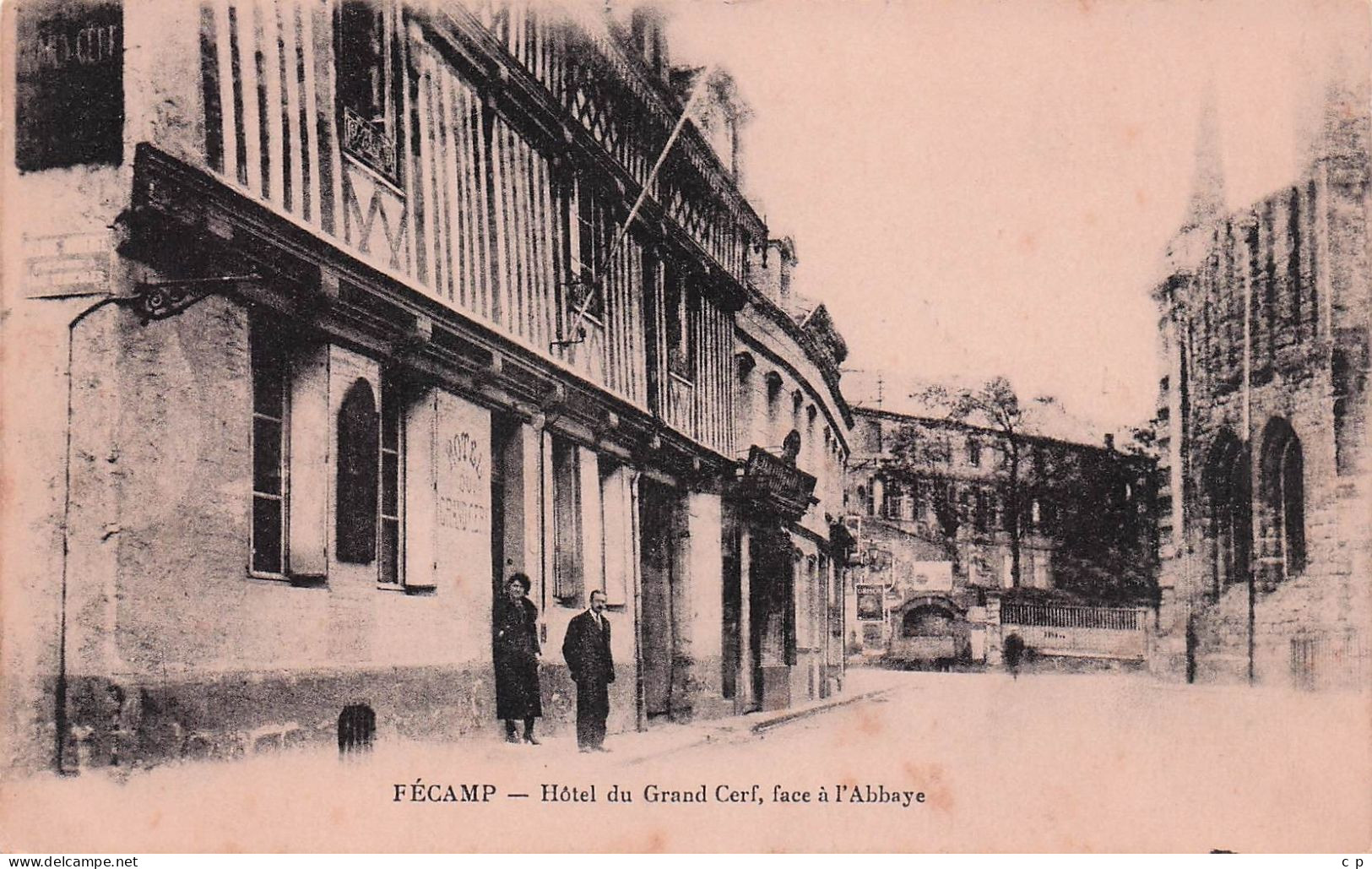 Fecamp -   Hotel Du Grand Cerf  -  CPA °J - Fécamp
